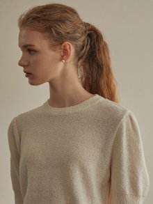 Linen shirring kint (ivory)