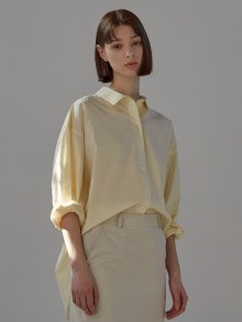 Stripe loose shirt (yellow)