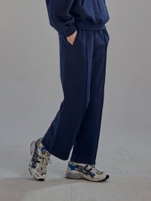 Crease sweatpants (navy)