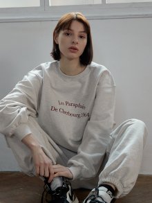 Les Parapluies sweatshirt (oatmeal)