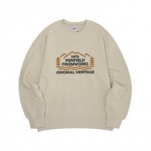 [PENFIELD X FRIZMWORKS] 마운틴 스웨트셔츠 BEIGE_FM1KM41M