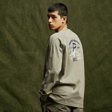 [PENFIELD X FRIZMWORKS] P&F 오리지널 헤리티지 롱 슬리브 티셔츠 GREY_FM2KT02M