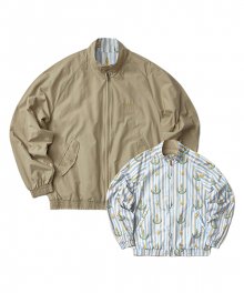 REVERSIBLE GARDEN JACKET (BEIGE)