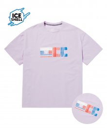 MCC GRAPHIC ICE SHELL T-SHIRTS L/VIOLET