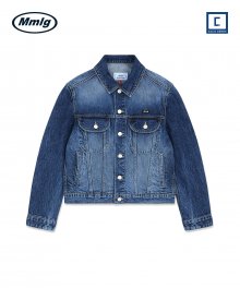 [Mmlg] HOME DENIM JACKET (WASHED BLUE)