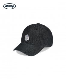 [Mmlg] C-RABBIT DENIM CAP (WASHED BLACK)