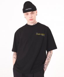 CASH ONLY TEE - BLACK