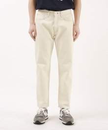 TAPERED FIT WASHING OATMEAL DENIM_NATURAL