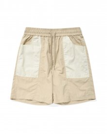 Windbreaker Shorts/Beige