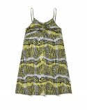 포스333(PHOS333) Short Strap-Dress/Yellow