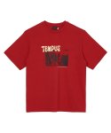 템푸스스튜디오(TEMPUS STUDIO) BALLOONS FONT STANDARD T-SHIRT [RED]