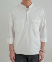 VS-158 Pullover Pocket Shirts_WH