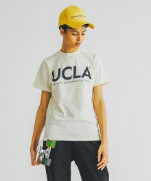 홀로그램 반팔 티셔츠[L-BEIGE](UX4ST02)
