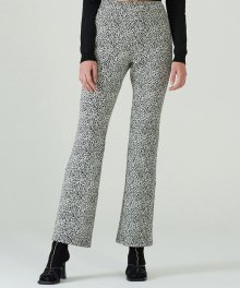 FLOWER BOOTCUT SWEATPANTS (black)