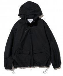 smock anorak jacket black