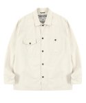 키크() 스냅 셔츠 자켓 Snap Shirt Jacket - Ivory