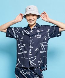 [Ocean-Flag] 네이비 패턴 셔츠 HXTS1B020N5