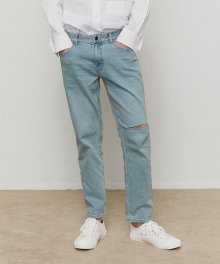 [BLUER THAN] LIGHT BLUE SLIM FIT BETTER DENIM PANTS TNPA1E781B2