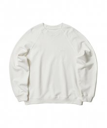 RAW EDGE SWEATSHIRT (WHITE)