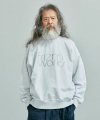 TYPOGRAPHY LOGO SWEATSHIRT _ MELANGE IVORY