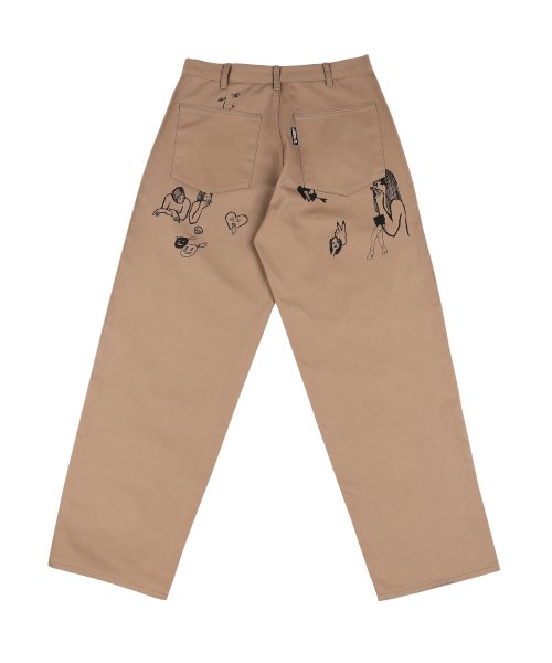 아조바이아조(AJOBYAJO) Itaewon Story Cotton Pants [Beige