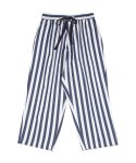 아조바이아조(AJOBYAJO) Oversized Stripe Cotton Pants [Blue]