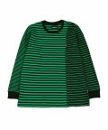 Stripe Mixed Long Sleeve [Green]