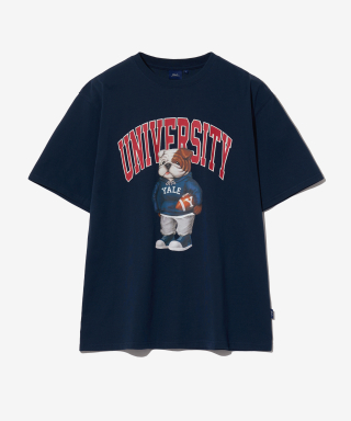 예일(YALE) UNIVERSITY DAN T-SHIRT NAVY / RED 상품 이미지