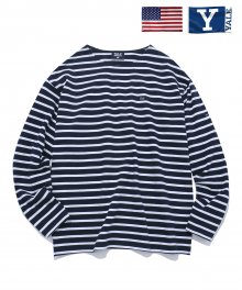 BOAT NECK FRENCH SAILOR LS NAVY