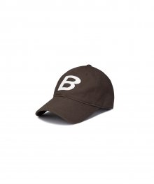 B PATCH CAP - BROWN