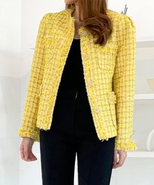 Roen tweed jacket - yellow