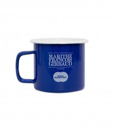 MARITHE X NICE WEATHER ENAMEL CUP royal blue
