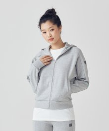 PRISM (프리즘) 여성 니트 트레이닝 자켓 Grey