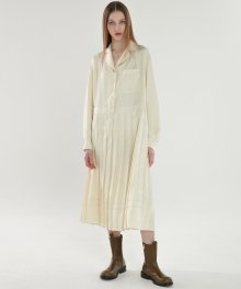 FLUID SATIN DRESS LIGHT YELLOW (AEDR1E003Y1)