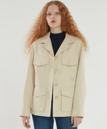 STANDARD FIELD JACKET LIGHT BEIGE (AEJU1E004I1)