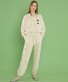 SWEAT PANTS IVORY (AEPA1E005IV)