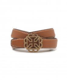 SLIM ECO-LEATHER BELT CAMEL (AEBE1F001CM)