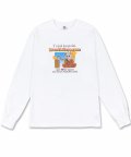 Teddy Online ad. L/S Tee White