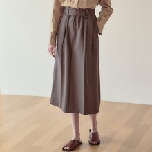 Two-tucked Long Skirt  SW1SS135-6G