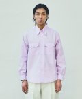 Classic Collar Poket shirt - Lavender