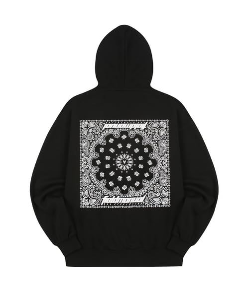 Худи с принтом бандана Black