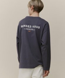 GREY BACK LETTERING LOGO T-SHIRTS TNTS1E705G2