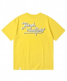 HANDSTYLE LOGO TEE YELLOW(MG2BSMT519A)