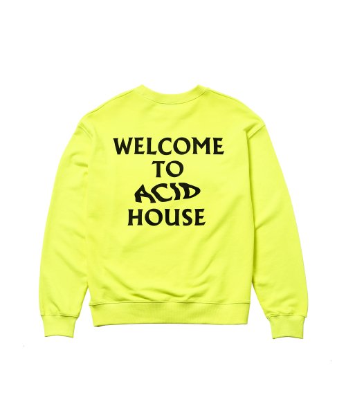 인터내셔널(THE INTERNATIIIONAL) ACID Sweatshirt Fluo Yellow