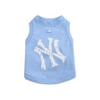엠엘비(MLB) PET 모노그램 빅로고 티셔츠 NY (SKY BLUE)