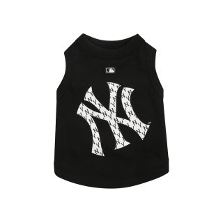 엠엘비(MLB) PET 모노그램 빅로고 티셔츠 NY (BLACK)