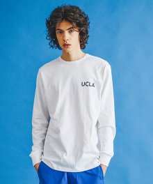 로고 긴팔 티셔츠[WHITE](UX3LT05)