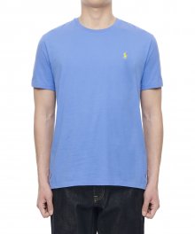 커스텀 슬림 핏 티셔츠 - 블루