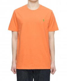 커스텀 슬림 핏 티셔츠 - 오렌지