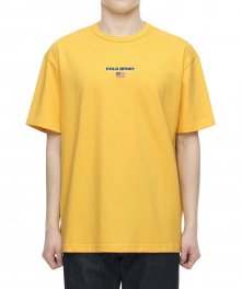 폴로 스포츠 숏 슬리브 티셔츠 - 옐로우
